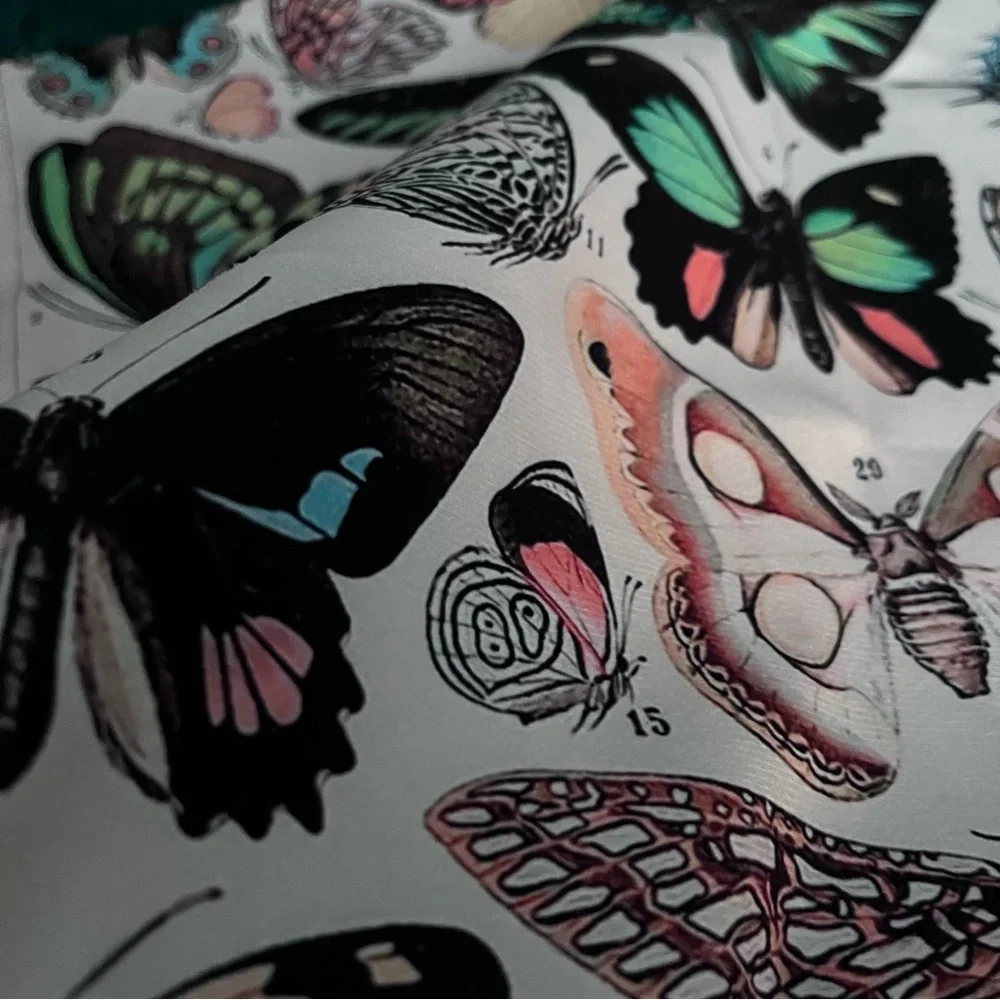 Luxury Home | Vintage Papillon Butterfly Gallery Printed Throw Pillow Cover 🦋